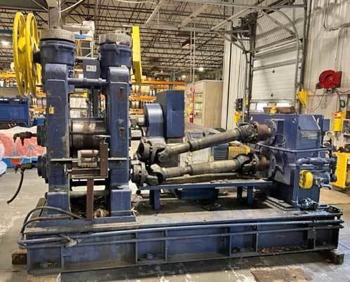12" x 12" Stanat, 2-Hi wire flattening rolling mill, 100 HP, 1150-2000 RPM, 12" window - Image 8