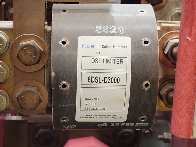 2000 Amps, Eaton Cutler-Hammer, DSLII-620, 3-pole low voltage fused pwr circuit brkr - Image 5