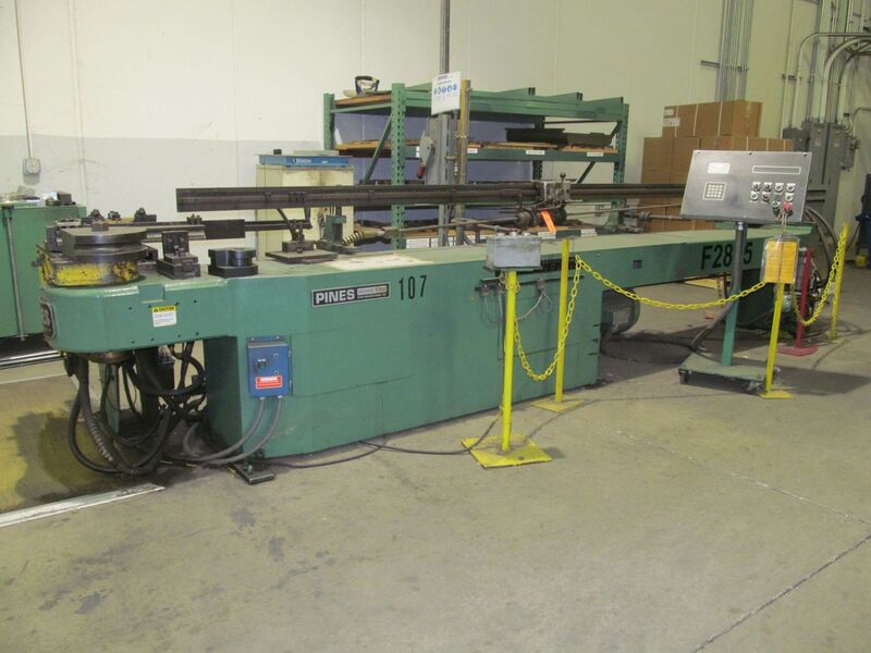 2-1/2" Pines #1-1/4, horizontal extended-base hydraulic rotary tube/pipe bender - Image 1
