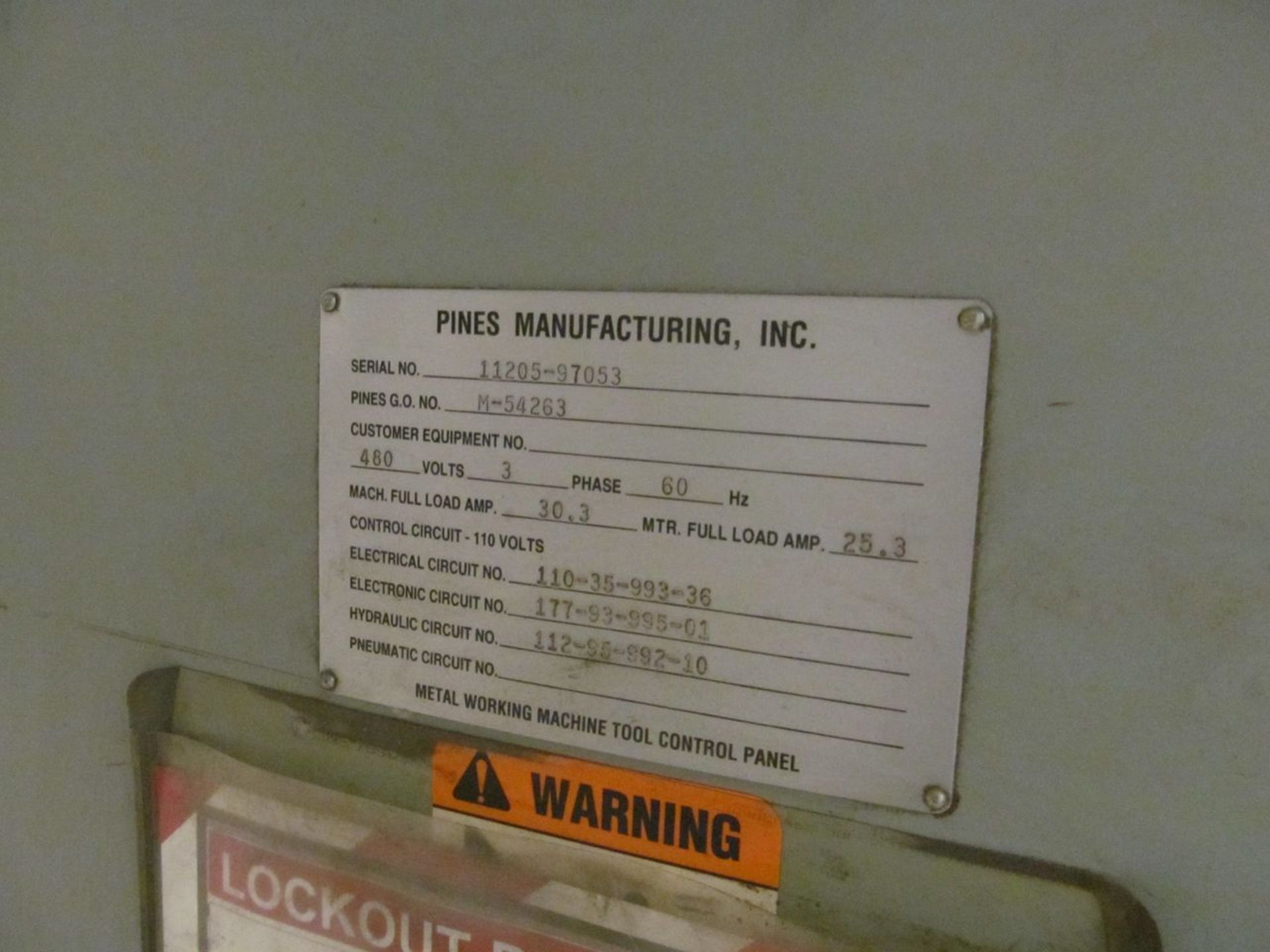 2-1/2" Pines #1-1/4, horizontal extended-base hydraulic rotary tube/pipe bender - Image 9