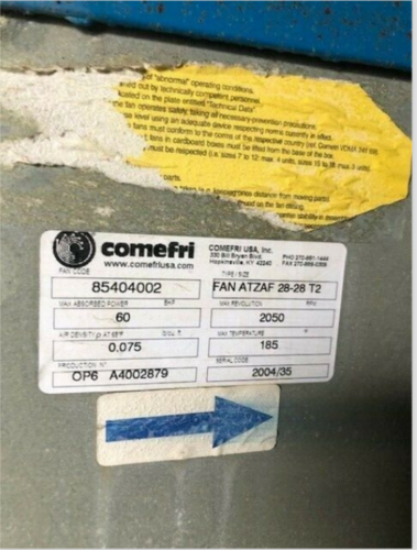 Air Wise 25000 CFM Direct-Fired Air Make Up Unit, MN-30, Make under power Air Heater - Image 5