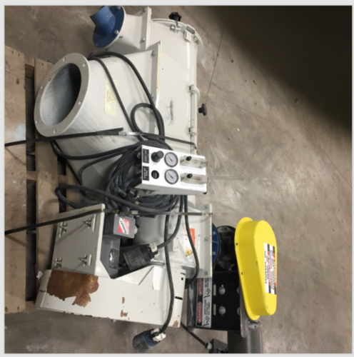 Powder Coating Sieve, Azo #E650-C1, Cyclone Screener w/ Winsmith Speed Reducer - Image 4