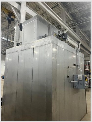 84" width x 102" L x 90" H AIS Finishing Systems, Convection Powder Coating Batch Oven - Image 3