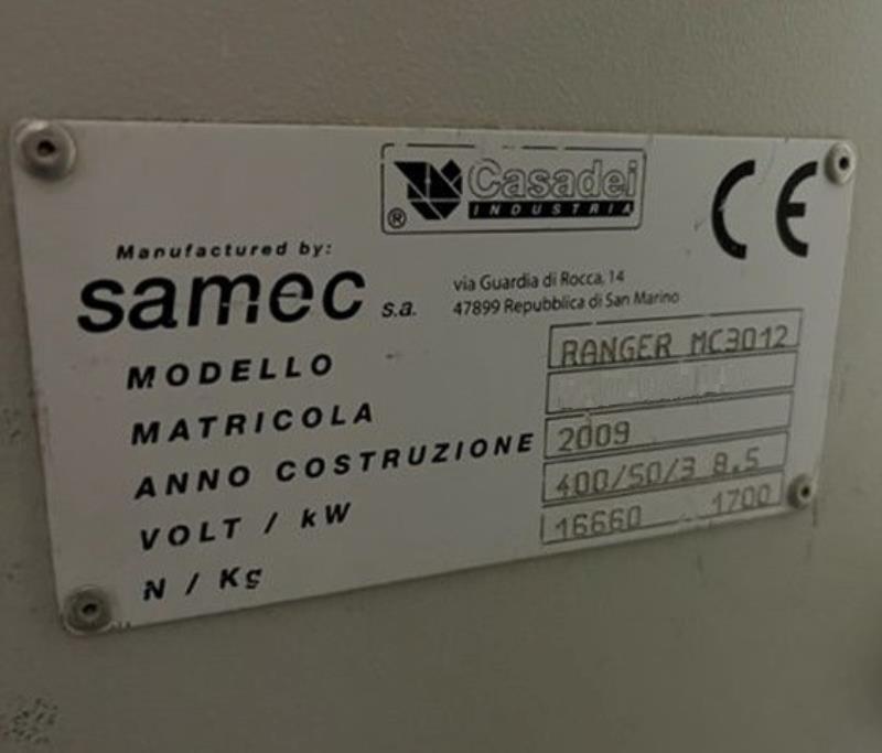 Casadei #Ranger-MC3012, Vertical CNC Machining Center w/ATC, 118" x, 47.2 Y, 3.9" max part thickness, 2009 - Image 4