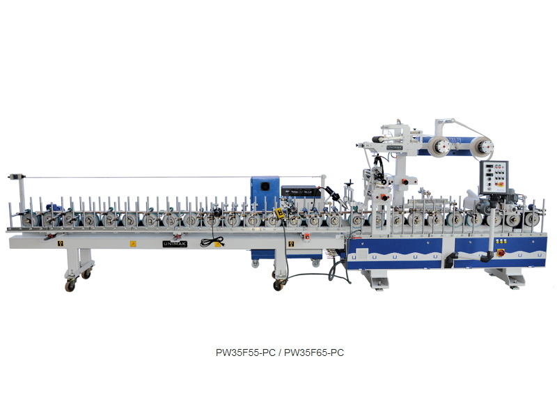Unimak #PW-35F55-PC+EAU-3, Hot Melt Profile Wrapper, (5.5) meters long (18' ) overall length, (22) drive - Image 1
