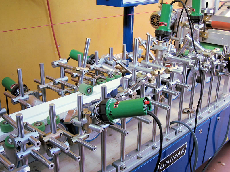 Unimak #PW-35F55-PC+EAU-3, Hot Melt Profile Wrapper, (5.5) meters long (18' ) overall length, (22) drive - Image 2