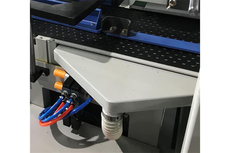 6" x 20' Cam-wood #FAH-TYPE-F1X, horizontal finger jointer, 120-150 lugs/Min, 2 HP + 1:25, 30 HP servo drive - Image 9