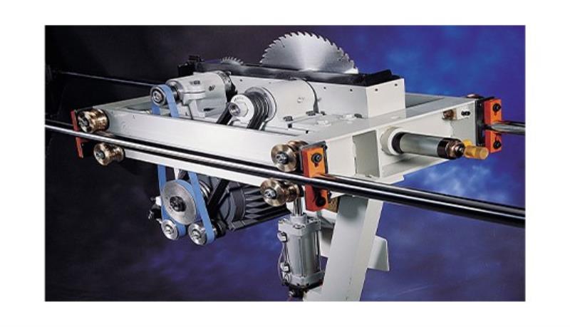 Cam-wood #TX-P330X, Front Load Automatic Panel Saw, 126" max rip cut & pull-back, 15 HP, saw blade motor, 1" - Image 5