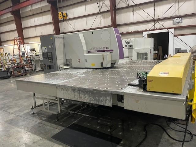 22 Ton, Murata #Motorum-2044, Servo electric turret punch, Fanuc 18i, 30 stations, 4' x8' sheet, 1999 - Image 4