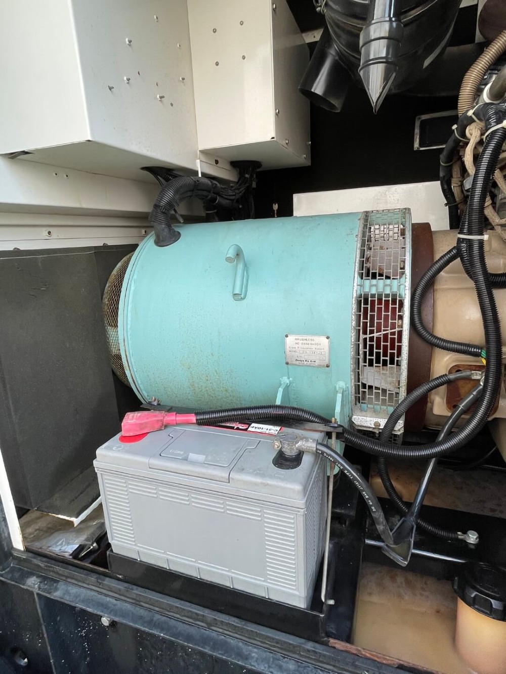 110 KW Multiquip #DCA125SSJU, trailer mounted, sound attenuated enclosure, Tier 4i, 15485 hours, 2013, $30k - Image 3