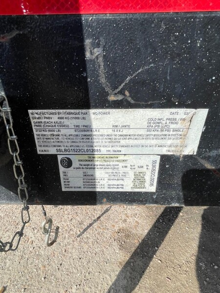 110 KW Multiquip #DCA125SSJU, trailer mounted, sound attenuated enclosure, Tier 4i, 15485 hours, 2013, $30k - Image 9