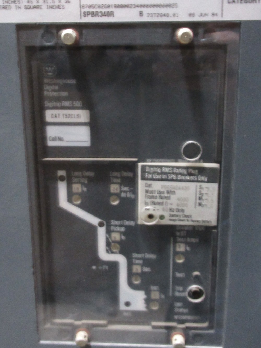 4000 Amps, Westinghouse #POW-R-LINE C, 240 Volts, 3PH3W, 2 section switchboard - Image 5