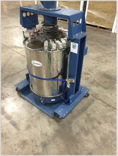 Nordson 150lb Fluidizing Hopper w/ Rotary Sieve, Refurbished - Image 5
