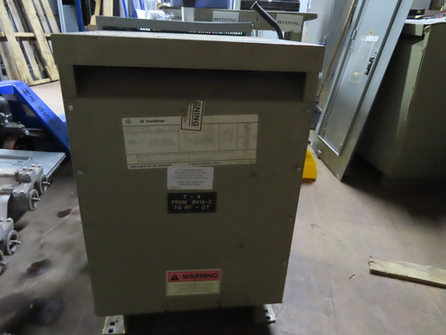 15 KVA 460 Primary, 460/266 Secondary, General Electric 9T23Q4000G22 transformer, 1 yr warranty - Image 7