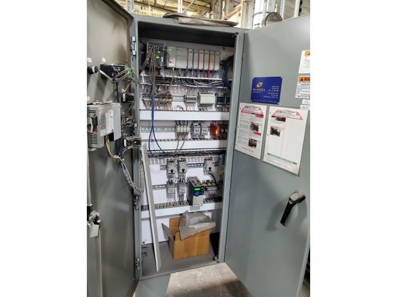 4-Gun Flatline Spray System, Deimco/Blasdel #Custom, 60" wide oven, 1-3/4" part height capacity, 84" width x - Image 8