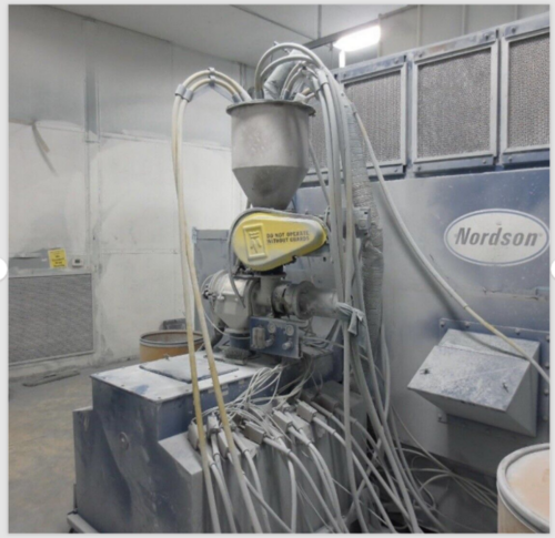 Nordson #Excel-512, Reclaim Powder Booth 2x5 Part Opening - Image 1