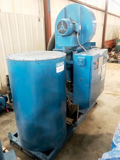 Novatec desiccant dryer with touch screen control, includes (2) approx 1000 lb. hoppers w/receivers - Image 7