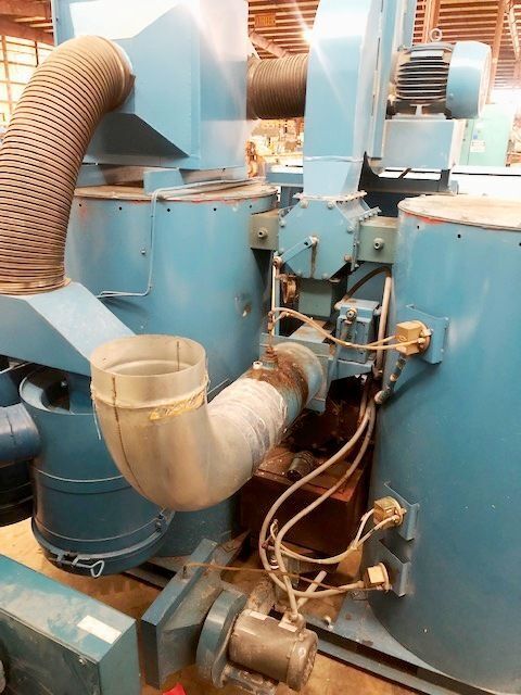 Novatec desiccant dryer with touch screen control, includes (2) approx 1000 lb. hoppers w/receivers - Image 9