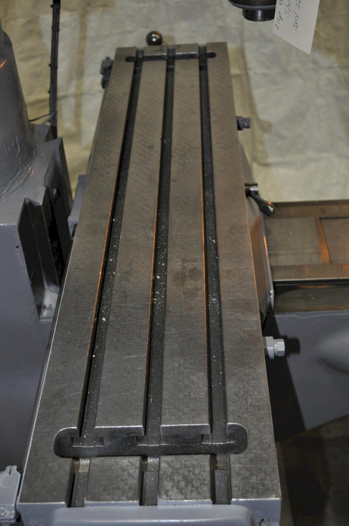 Bridgeport #2J, vertical mill, 9" x42" tbl., 2 HP, 60-4200 RPM, 30" X, 12" Y, 5" Z, R8, Newall digital read - Image 4