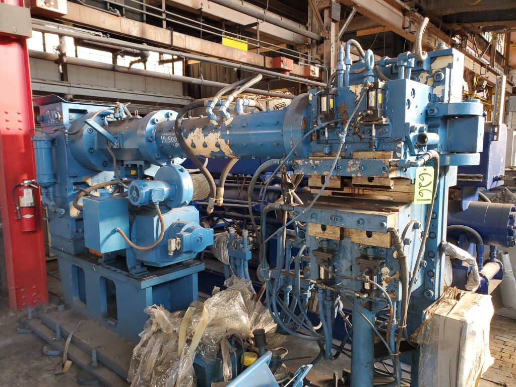 4.5" RMS 120mm pin barrel rubber extruder, 14:1 L/D, 150 HP, 1150 RPM, 500 VDC, 2006 - Image 10