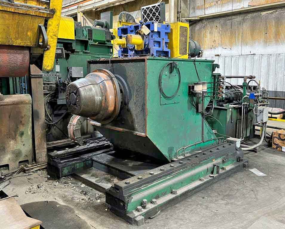 60000 lb. Pro-Eco, double end uncoiler w/ coil car, 72" width, 84" O.D., 24"-30" ID, hydraulic expansion, 1994 - Image 1