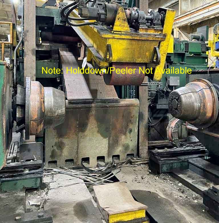 60000 lb. Pro-Eco, double end uncoiler w/ coil car, 72" width, 84" O.D., 24"-30" ID, hydraulic expansion, 1994 - Image 3