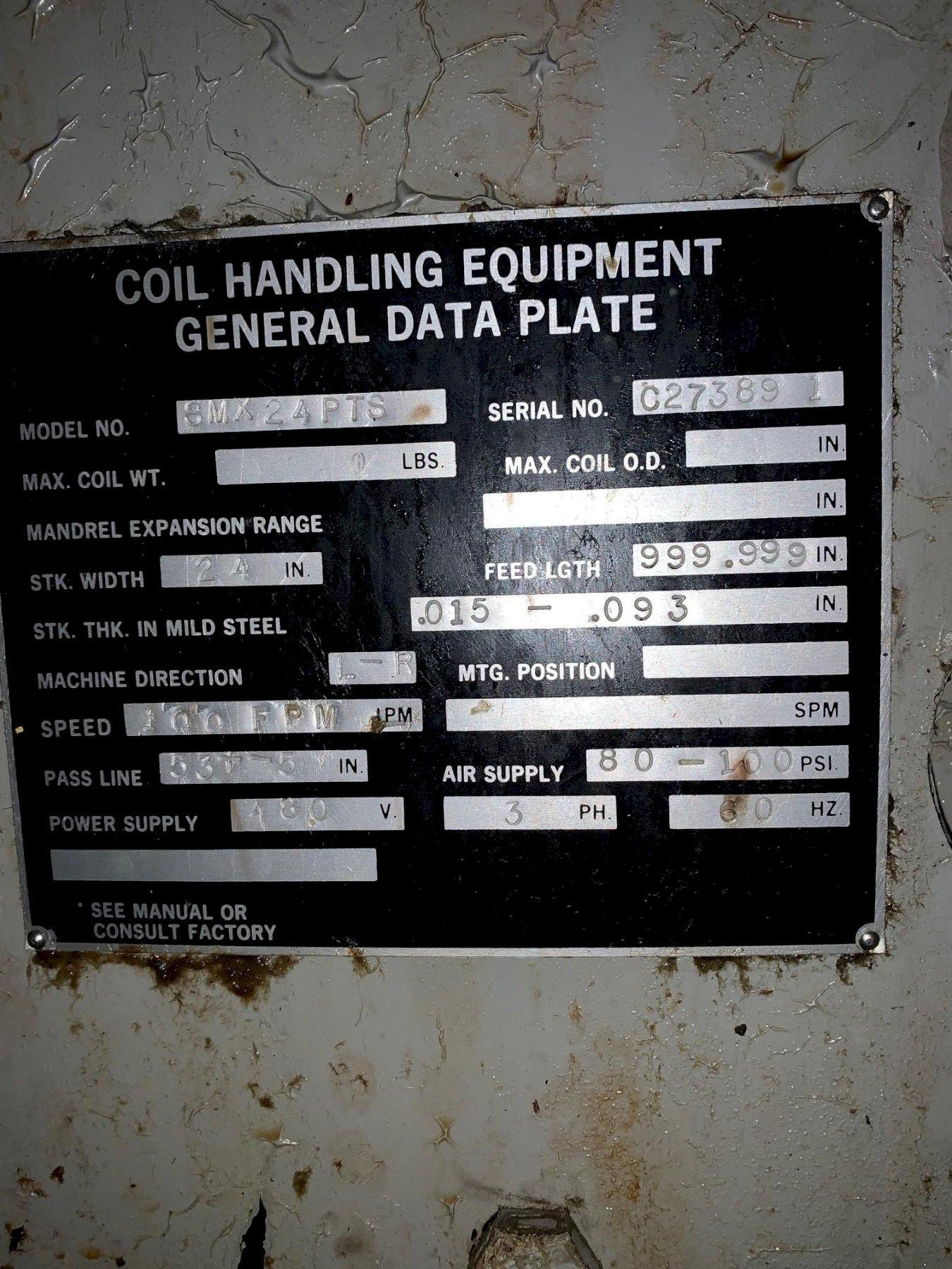 10000 lb. CWP #4.5RM-24 / SMX-24PTS, 24" W, 72" OD, 15.5"-20.5" ID, 3-leaf mandrel, 2013 - Image 10