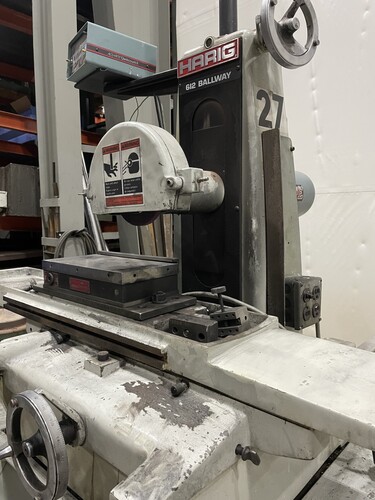 6" x 12" Harig #MC612FP 612 Ballway surface grinder, #16270 - Image 4