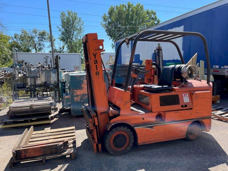 12000 lb. Yale #L51F-120-CBS, LP Forklift, 48" fork length, S/N Ah 100214 - Image 1