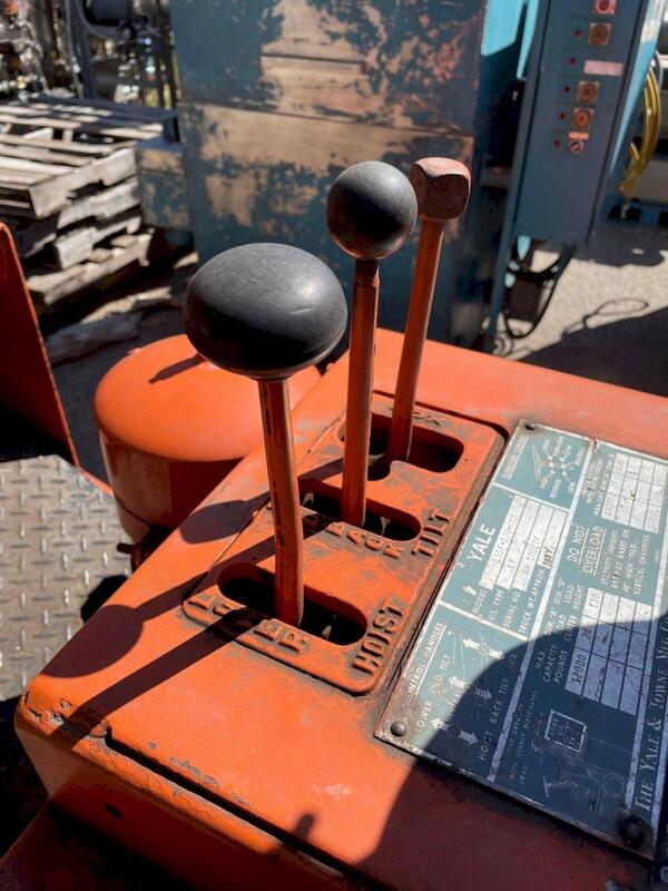12000 lb. Yale #L51F-120-CBS, LP Forklift, 48" fork length, S/N Ah 100214 - Image 8