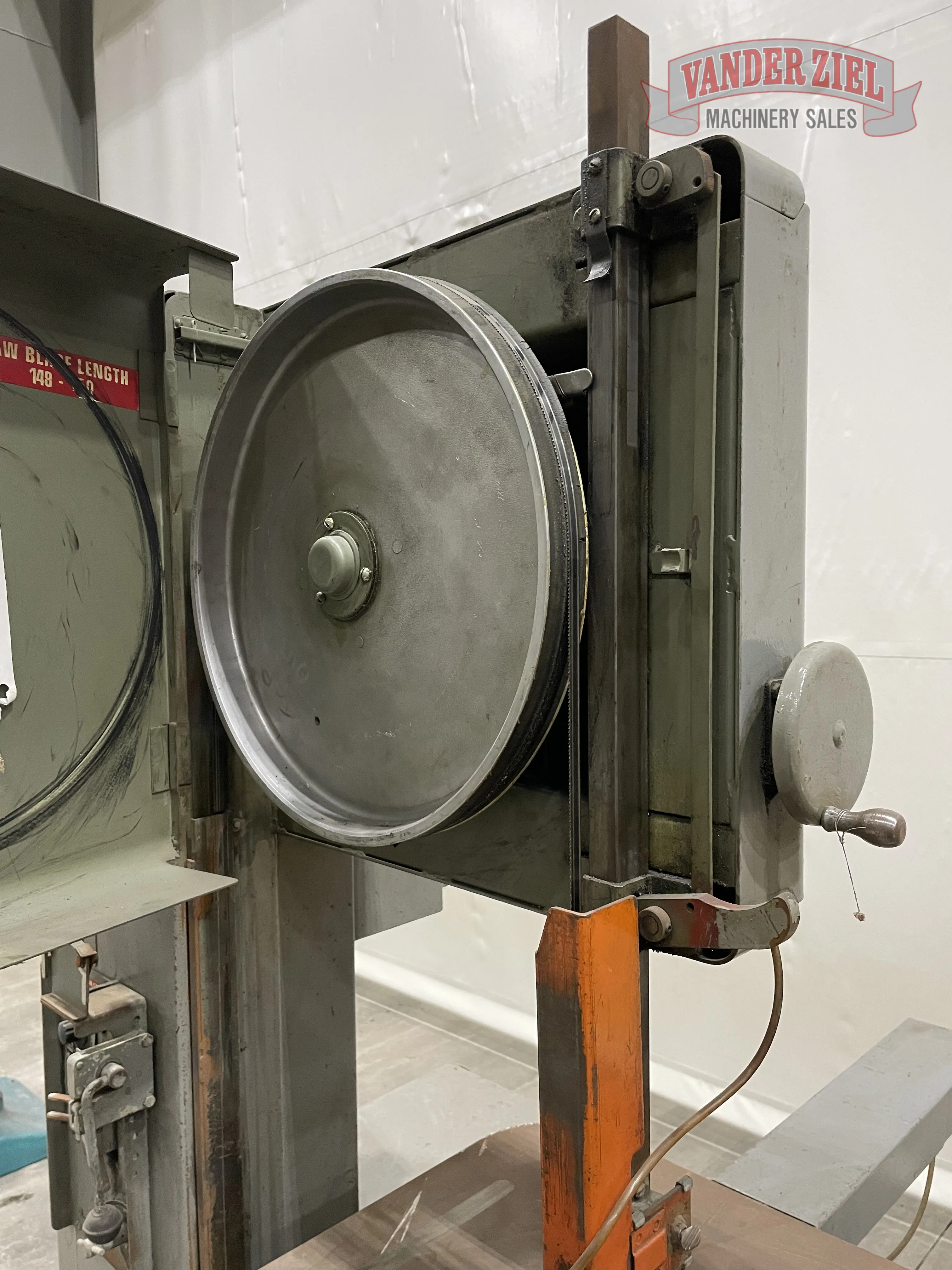 18" x 12" Grob #4V-18, vertical band saw, 28" x 24" x 2-1/2" table, serial #3895, 1980, #16216 - Image 7