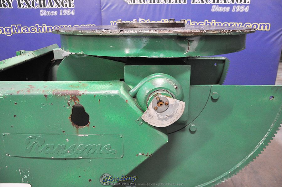 6000 lb. Ransome, Powered Welding Positioner, 48" table, Foot Pedal, Push Button Pendant Controller, Power - Image 5