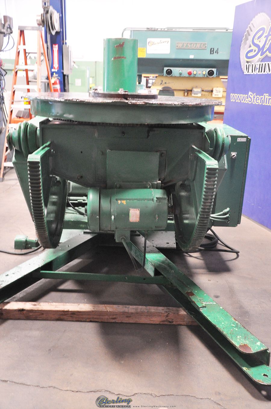 6000 lb. Ransome, Powered Welding Positioner, 48" table, Foot Pedal, Push Button Pendant Controller, Power - Image 6