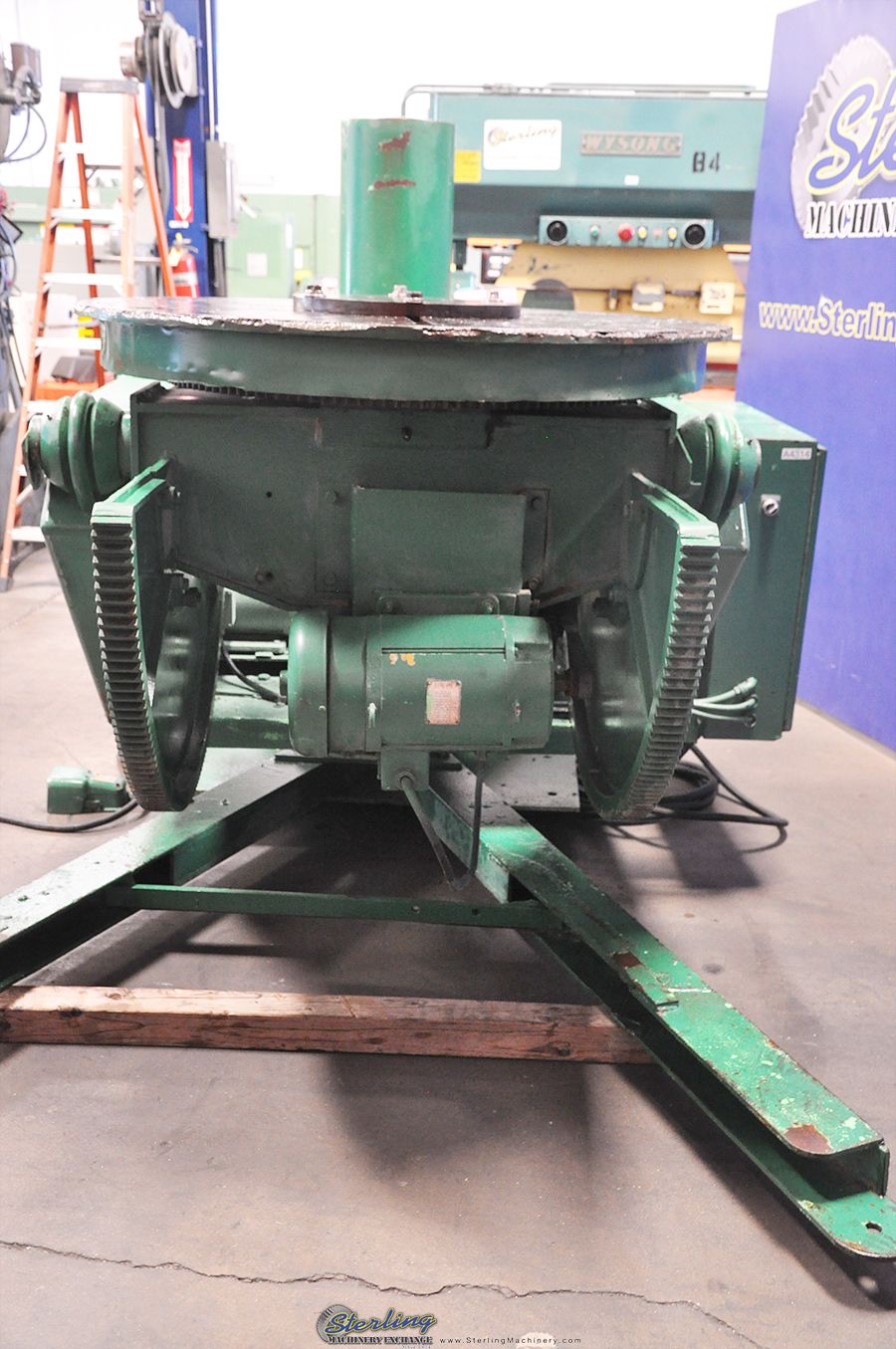 6000 lb. Ransome, Powered Welding Positioner, 48" table, Foot Pedal, Push Button Pendant Controller, Power - Image 8