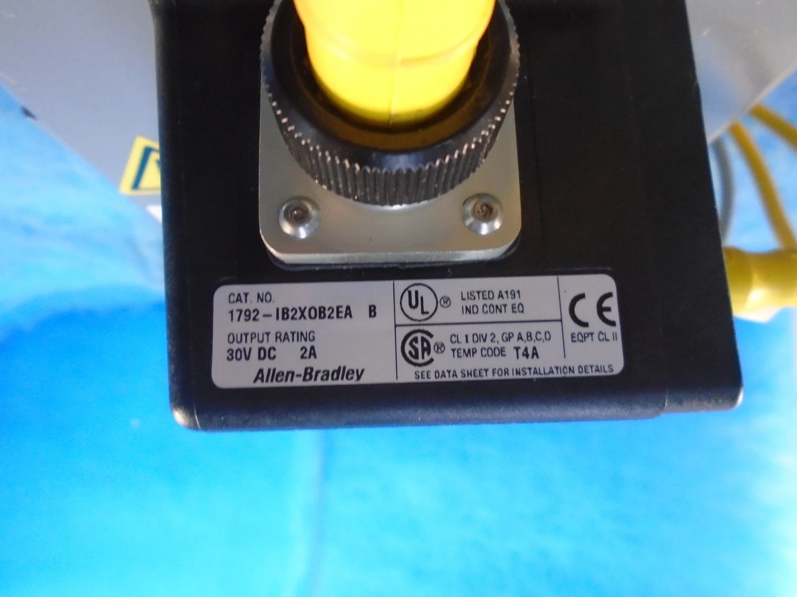 Allen-Bradley Armorblock I/O module 1792-IB2X0B2E, 30 Volts, new, 1 yr warranty (7 available) - Image 8