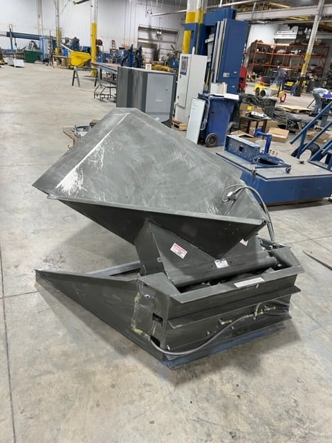 NBE #29-950 Dual Bag Floor-Level Bulk Container Tilters - Image 2