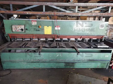 1/4" x 10' Summit, hydraulic power squaring shears, 32" front operated power back gauge, 48" squaring arm - Image 1