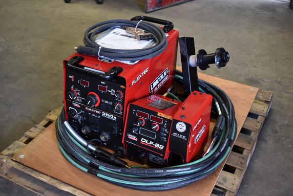 Lincoln #FlexTec-350X, Multi-Process Welding Package, Lincoln DLF-82 Wire Feeder, 3 Year Warranty - Image 1