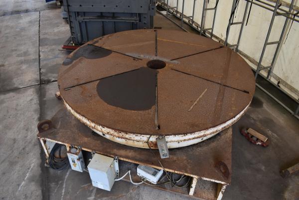 150000 lb. Floor Turn Table, 120' ' Table w/Center Thru Hole, 460 Volt, 5 HP, Hand Pendant Controller - Image 2