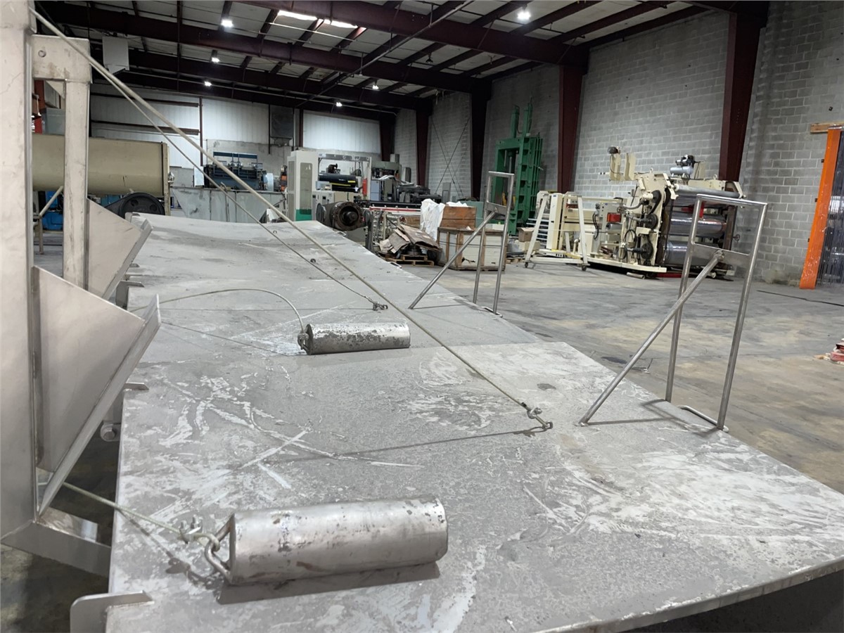 24" diameter x 20' 6" long, Wolfking, Stainless Incline Screw Conveyor, 3/8" Flights Paced 18" Apart, 9" - Image 10