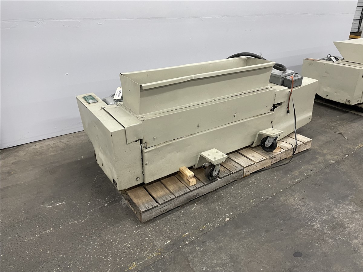 7" x 55" Conair Wortex #UP-755, Under the Press Granulator, 10 HP, Paddle Roll Feed, 1993 - Image 9