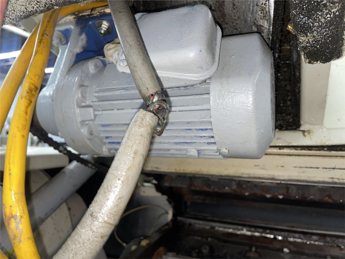 7" x 55" Wortex #UP-755, Under the Press Granulator, 10 HP, Paddle Roll Feed, 1988 - Image 2
