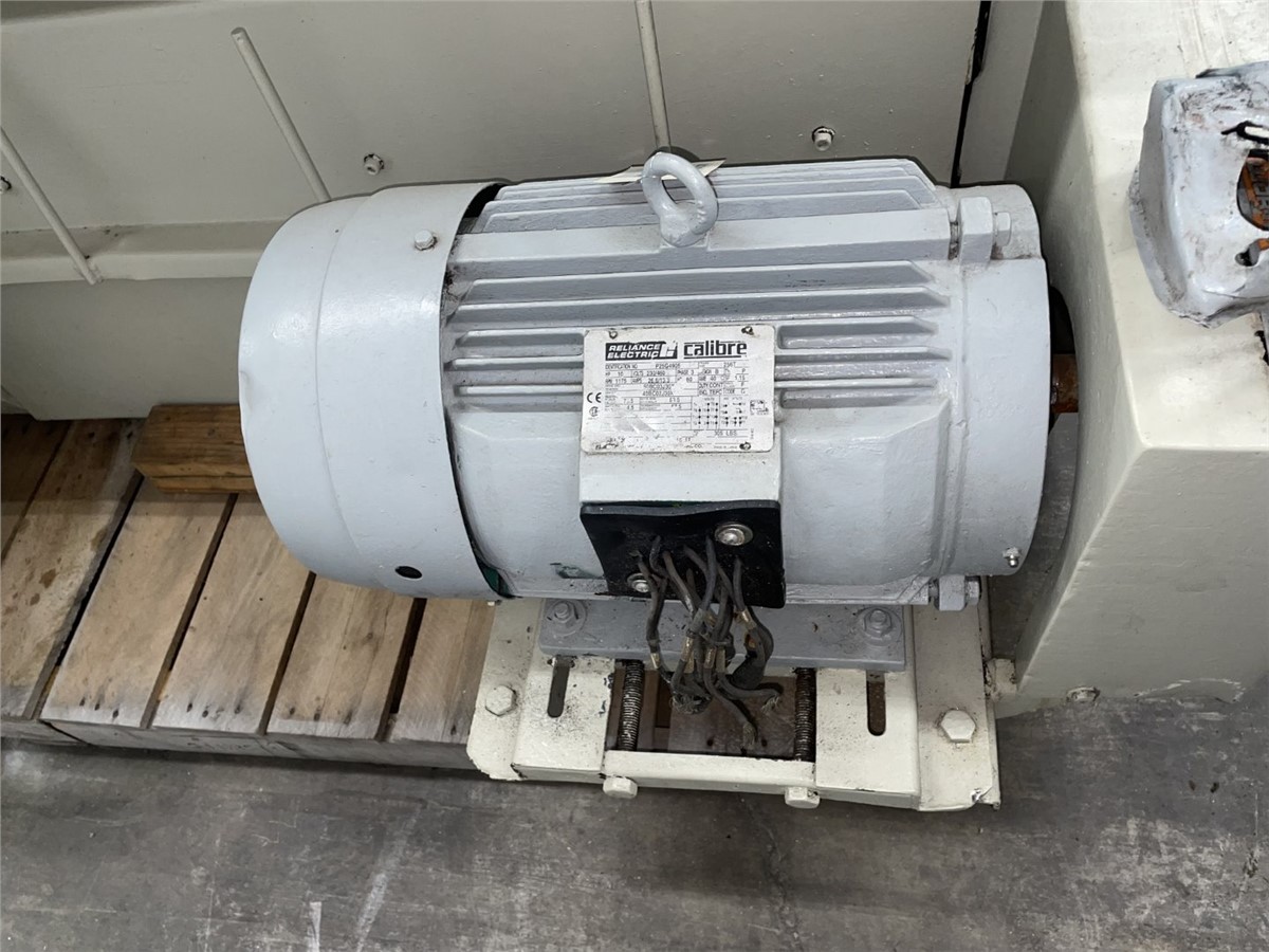 7" x 55" Wortex #UP-755, Under the Press Granulator, 10 HP, Paddle Roll Feed, 1988 - Image 3