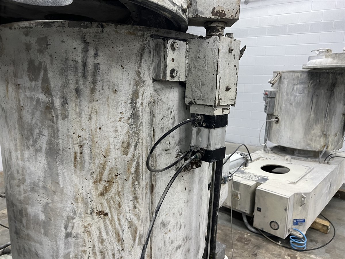 500 liter Lugi Bandera #I250/0082, High Intensity Mixer, 115 Kw, 8" Discharge, 65" x 120" x 70" High, 1999 - Image 8