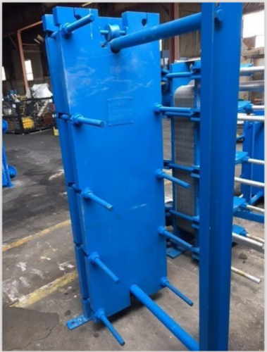 Mueller #AT40-F-20, Heat Exchanger, 100 psi, 200&deg;F max temp, 34 plates - Image 1