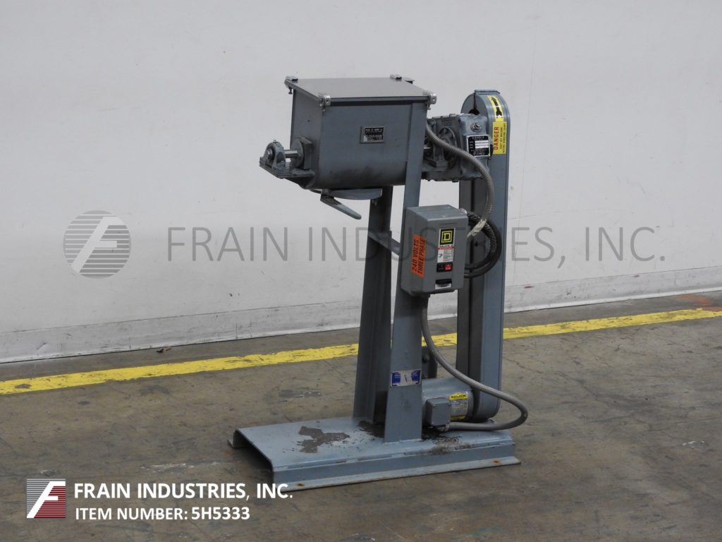 .5 cu.ft. Abbe, powder ribbon mixer, 304 Stainless Steel, jacketed, center bottom discharge - Image 5