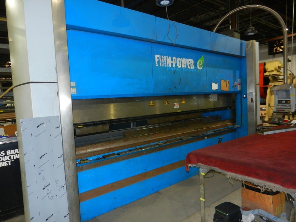 200 Ton, Finn-Power #200-4100TS3F, CNC electric press brake, 4-Axis, 13' overall, 144" between housing, 2007 - Image 1