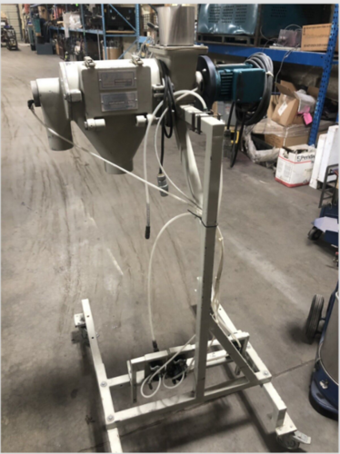 Rotary Powder Coating Siev, KEK #250, w/ Cart & Pneumatic Controls, Tested - Image 2