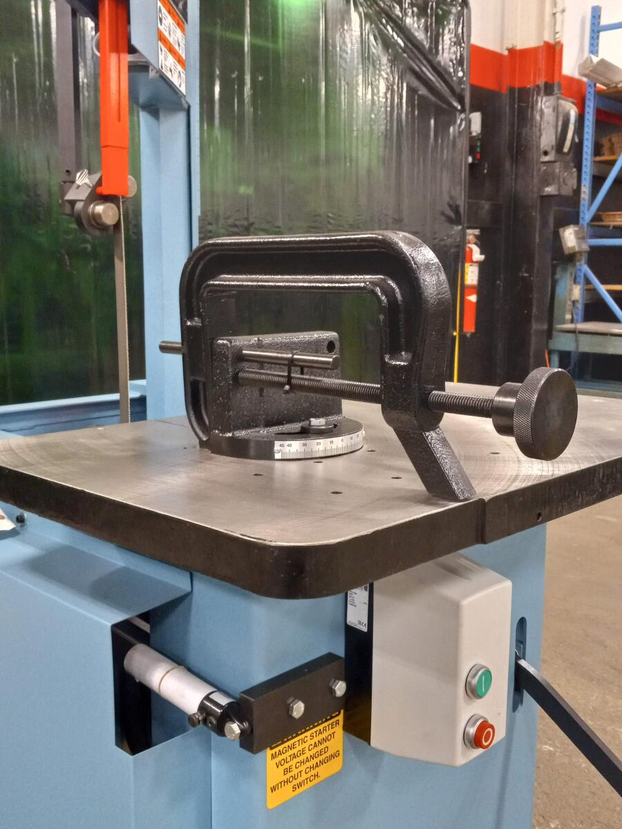 14.5" x 8.5" Roll-In Saw #EF1459, horizontal band saw, 8.75" throat, 3/4" W x 8/12" T x 10' L blade, 1 HP - Image 4