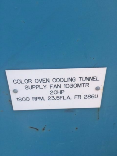 Twin City Fan & Blower Cooling Tunnel Supply Fan, 1800 RPM, 20 HP, 402, BAF-SW - Image 4